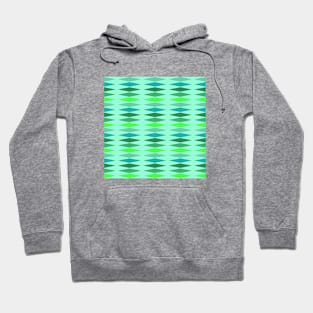 Green rhombus patterns Hoodie